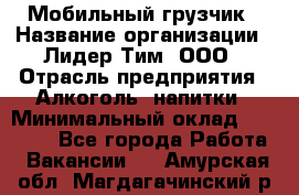 Мобильный грузчик › Название организации ­ Лидер Тим, ООО › Отрасль предприятия ­ Алкоголь, напитки › Минимальный оклад ­ 18 000 - Все города Работа » Вакансии   . Амурская обл.,Магдагачинский р-н